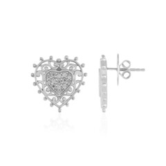 Boucles d'oreilles en argent et Zircon (Dallas Prince Designs)