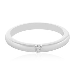 Bague en argent et Diamant I2 (H)