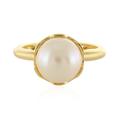 Bague en argent et Perle de culture d'eau douce