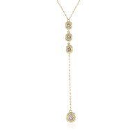 Collier en or et Diamant champagne I2 (de Melo)