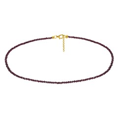 Collier en argent et Grenat d'Inde