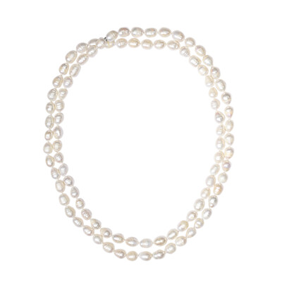 Collier en argent et Perle de culture d'eau douce (TPC)