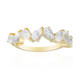 Bague en argent et Topaze blanche