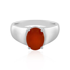 Bague en argent et Cornaline