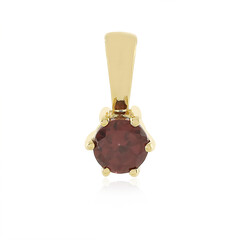 Pendentif en argent et Zircon framboise