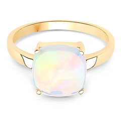 Bague en or et Opale Welo AAA