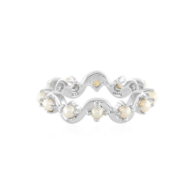 Bague en argent et Perle de culture d'eau douce
