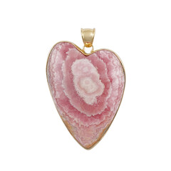 Pendentif en argent et Rhodochrosite (Bali Barong)