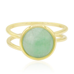 Bague en or et Jadéite Verte