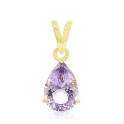 Pendentif en or et Scapolite pourpre