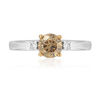 Bague en or et Diamant chocolat SI2 (CIRARI)
