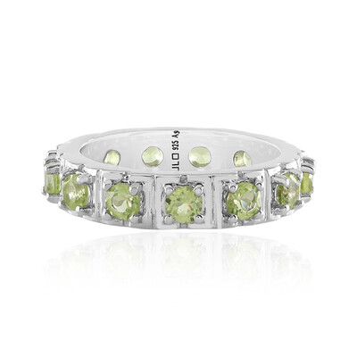 Bague en argent et Péridot