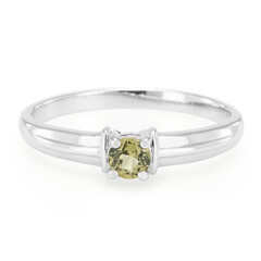 Bague en argent et Tourmaline cuprifère