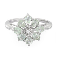 Bague en argent et Tourmaline Paraïba