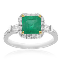 Bague en or et Emeraude de Colombie (CIRARI)