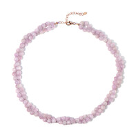 Collier en argent et Kunzite