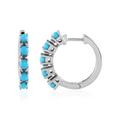 Boucles d'oreilles en argent et Turquoise Sleeping Beauty (Faszination Türkis)