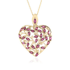 Collier en argent et Grenat Rhodolite
