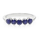 Bague en argent et Saphir bleu de Birmanie