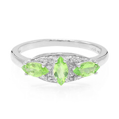 Bague en argent et Grenat de Merelani