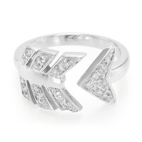 Bague en argent et Saphir blanc