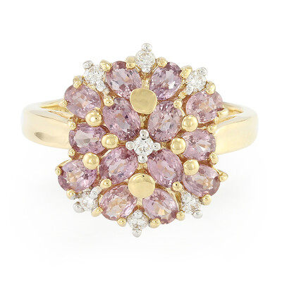 Bague en or et Saphir Padparadscha non chauffé (AMAYANI)