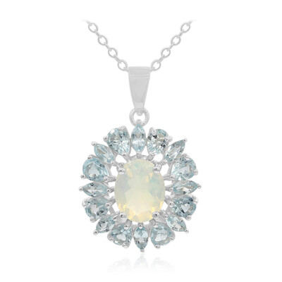 Collier en argent et Opale Welo
