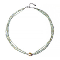 Collier en argent et Perle d'Akoya