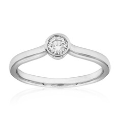 Bague en platine et Diamant SI2 (G)