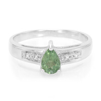 Bague en argent et Apatite de Russie