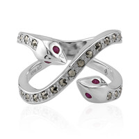 Bague en argent et Rubis (Annette classic)