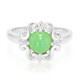 Bague en argent et Chrysoprase impériale