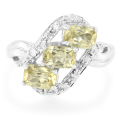 Bague en argent et Apatite Xia