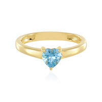 Bague en argent et Topaze bleu Suisse