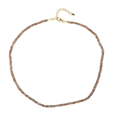 Collier en argent et Zircon rose