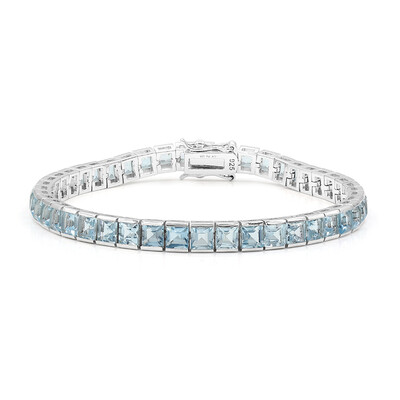 Bracelet en argent et Topaze bleu ciel