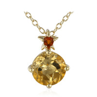 Collier en argent et Citrine