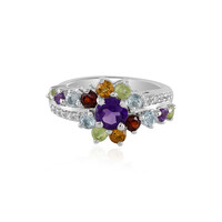 Bague en argent et Améthyste