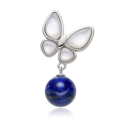 Pendentif en argent et Lapis-Lazuli