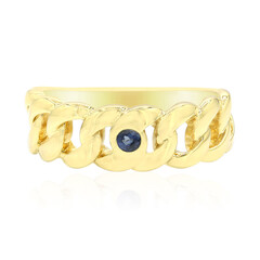 Bague en argent et Saphir bleu