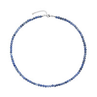 Collier en argent et Disthène