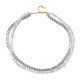 Collier en argent et Quartz blanc