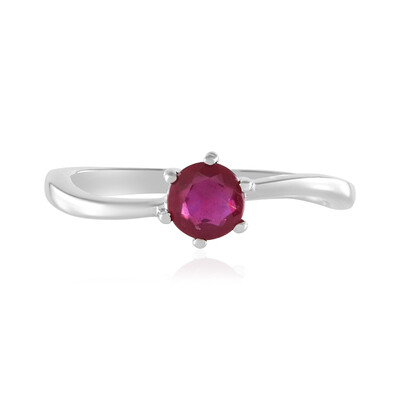 Bague en argent et Rubis de Bemainty