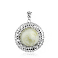 Pendentif en argent et Serpentine