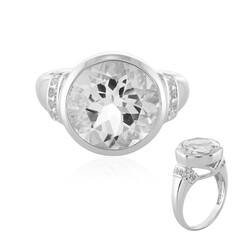 Bague en argent et Quartz blanc