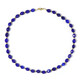 Collier en argent et Quartz bleu royal