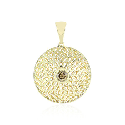 Pendentif en or et Diamant champagne I2 (Ornaments by de Melo)