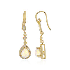 Boucles d'oreilles en argent et Opale Welo