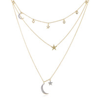Collier en argent et Topaze blanche