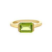 Bague en argent et Péridot